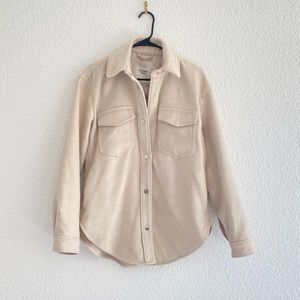 Abercrombie Cream Shacket / Jacket